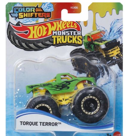 Hot Wheels Monster Truck Color Shifters színváltós kisautó - Tonque Terror (1:64)