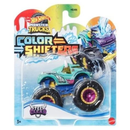 Hot Wheels Monster Truck Color Shifters színváltós kisautó - Steer Clear