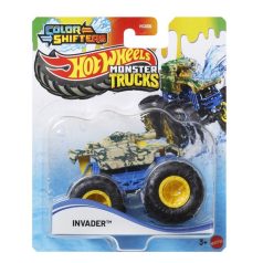   Hot Wheels Monster Truck Color Shifters színváltós kisautó - Invader (1:64)