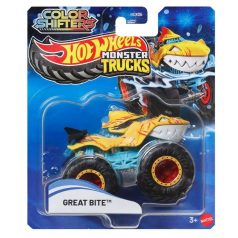   Hot Wheels Monster Truck Color Shifters színváltós kisautó - Great Bite (1:64)