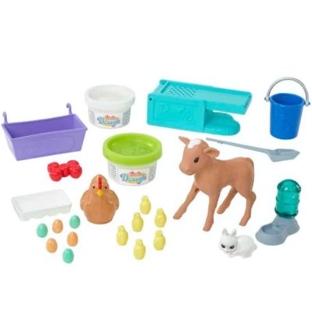 Barbie Tojásfarm állatokkal és babával