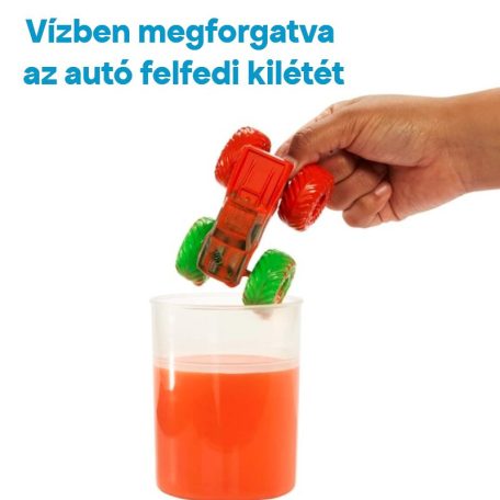 Hot Wheels Monster Trucks - Color Reveal autó sárkészítővel