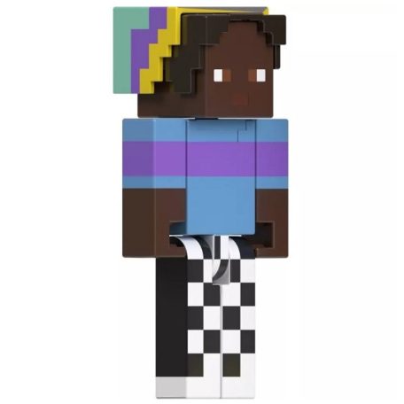 Minecraft Creator Series figura - Kockás melegítő karakter