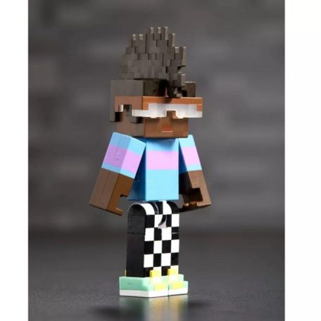 Minecraft Creator Series figura - Kockás melegítő karakter