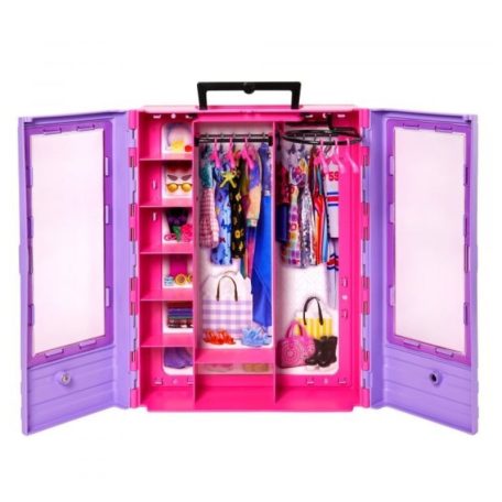 Barbie Fashionistas - Hordozható ruhásszekrény
