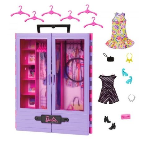 Barbie Fashionistas - Hordozható ruhásszekrény