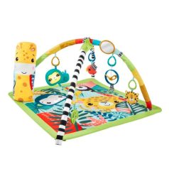   Fisher-Price 3 az 1-ben Esőerdős játszószőnyeg zsiráfos pocakpárnával