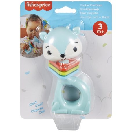 Fisher-Price Mókás kattogó csörgő - Őzike