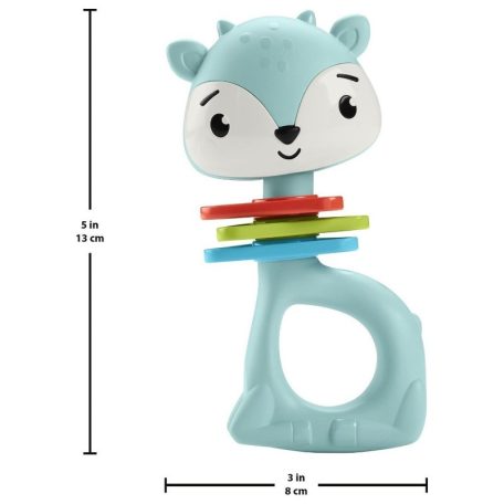 Fisher-Price Mókás kattogó csörgő - Őzike