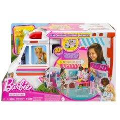 Barbie - Mentőautó játékszett