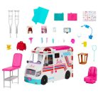 Barbie - Mentőautó játékszett