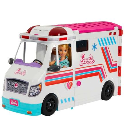 Barbie - Mentőautó játékszett