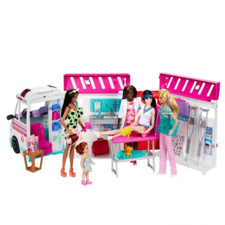 Barbie - Mentőautó játékszett