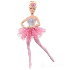 Barbie Dreamtopia - Tündöklő szivárványbalerina baba