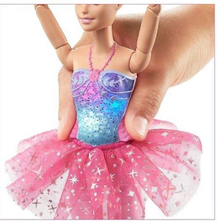 Barbie Dreamtopia - Tündöklő szivárványbalerina baba