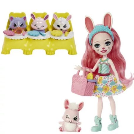 EnchanTimals Baby Best Friends - Bree Bunny és Twist játékszett