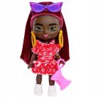 Barbie Extra Mini Minis figura - Vörös hajú baba pink csókos ruhában