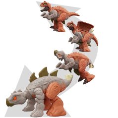   Jurassic World Fierce Changers - Carnotaurus és Stegosaurus átalakítható játékfigura