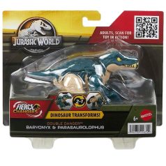   Jurassic World Fierce Changers - Baryonyx és Parasaurolophus átalakítható játékfigura