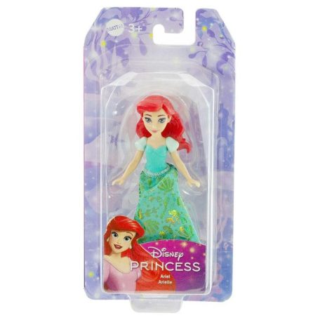 Disney Hercegnők - Mini Ariel hercegnő baba csillogó ruhában