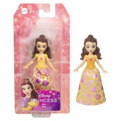   Disney Hercegnők - Mini Belle hercegnő baba csillogó ruhában