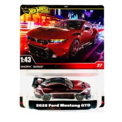   Hot Wheels Premium - Real Riders Metal 27 kisautó - 2025 Ford Mustang GTD (1:43)
