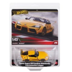   Hot Wheels Premium - Real Riders Metal 26 kisautó - Toyota Supra GR Pandem Widebody (1:43)