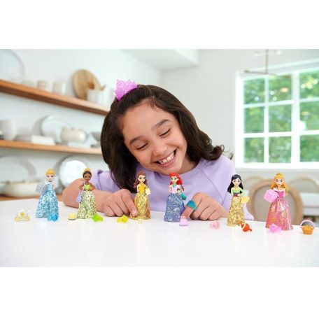Disney Hercegnők - Color Reveal meglepetés mini baba 2. sorozat