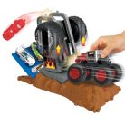 Hot Wheels Monster Trucks Arena Smashers - Tire Press Challenge pályakészlet és Bone Shaker