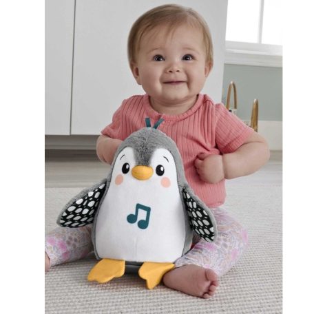 Fisher-Price Egyensúlyozó pingvin interaktív plüss bébijáték
