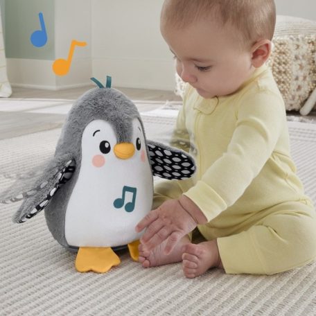 Fisher-Price Egyensúlyozó pingvin interaktív plüss bébijáték