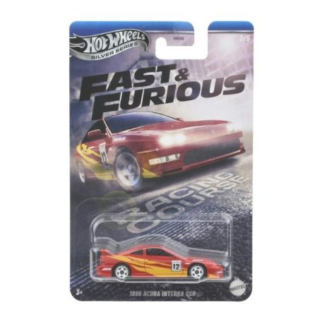 Hot Wheels Silver Series 2/5 Fast & Furious - 1996 Acura Integra GSR kisautó (1:64, piros)