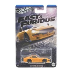   Hot Wheels Silver Series 3/5 Fast & Furious - Datsun 240Z Custom kisautó (1:64, sárga)