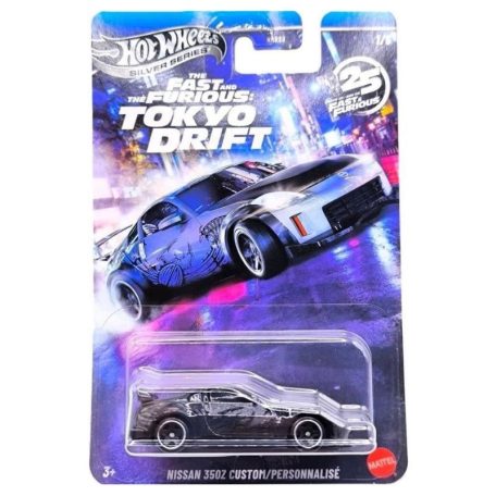 Hot Wheels Silver Series 1/5 Fast & Furious - Nissan 350Z Custom kisautó (1:64)