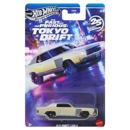 Hot Wheels Silver Series 3/5 Fast & Furious - 1970 Monte Carlo kisautó (1:64)