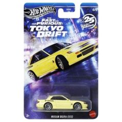   Hot Wheels Silver Series 5/5 Fast & Furious - Nissan Silvia (S13) kisautó (1:64)