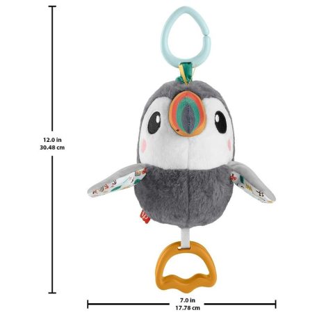Fisher-Price Kedves repkedő tukán plüss bébijáték