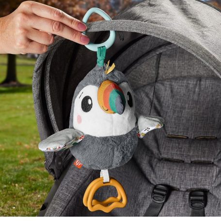 Fisher-Price Kedves repkedő tukán plüss bébijáték