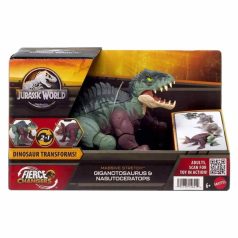   Jurassic World Fierce Changers - Giganotosaurus és Nasutoceratops átalakítható játékfigura
