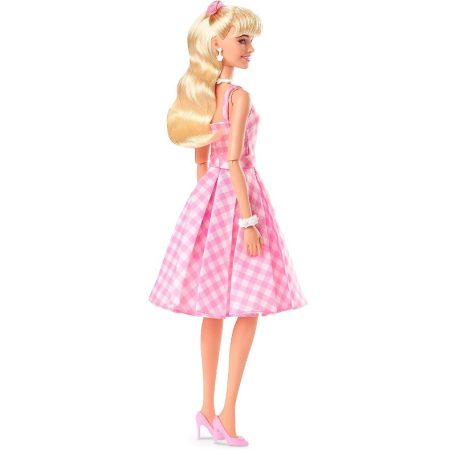 Barbie: The Movie - Barbie baba rózsaszín kockás ruhában