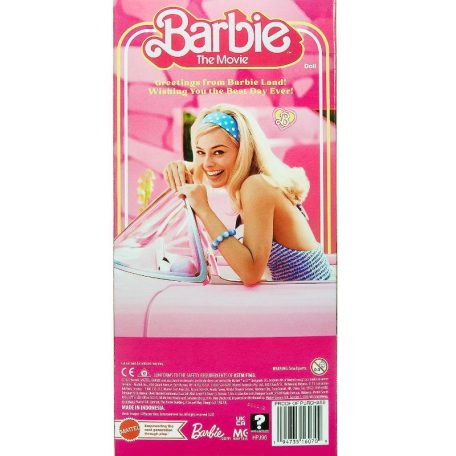 Barbie: The Movie - Barbie baba rózsaszín kockás ruhában