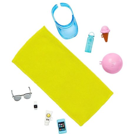 Barbie - Szőke Ken baba úszónadrággal és strandkiegészítőkkel