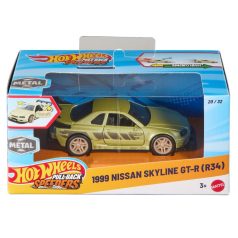   Hot Wheels Pull-Back Speeders - 20/32 felhúzható kisautó - 1999 Nissan Skyline GT-R (1:43)