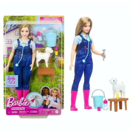 Barbie 65. évfordulós Karrier játékszett - Állatorvos baba