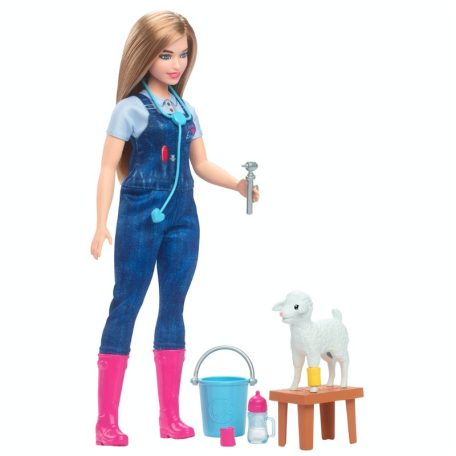 Barbie 65. évfordulós Karrier játékszett - Állatorvos baba
