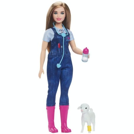 Barbie 65. évfordulós Karrier játékszett - Állatorvos baba