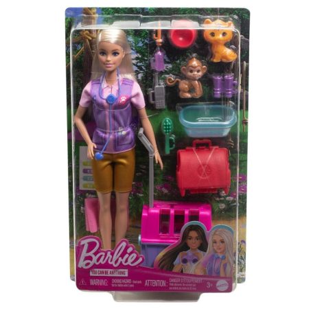 Barbie Vadállatmentő játékszett