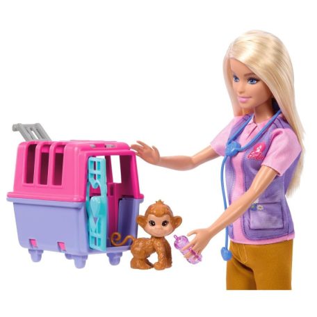Barbie Vadállatmentő játékszett
