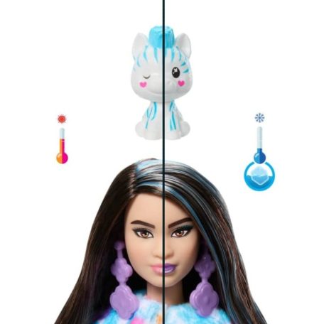 Barbie Cutie Reveal Meglepetés baba (7. sorozat) - Zebra