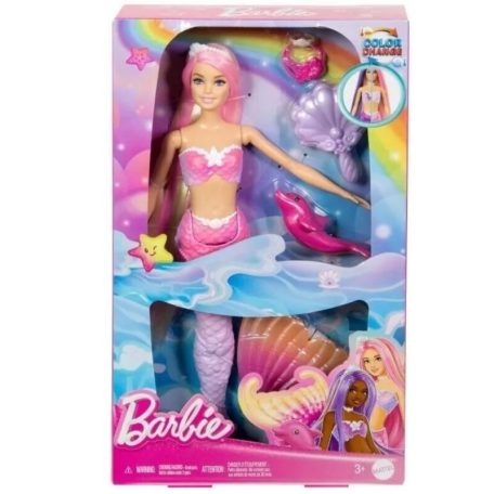 Barbie Színváltó Sellő baba